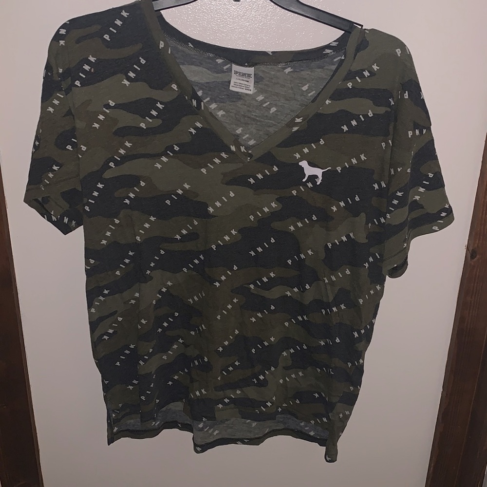 PINK camouflage oversize tee